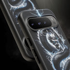 Storm Dragon Phone Case –Dark Thunder Serpent Design | Grim Sanctum