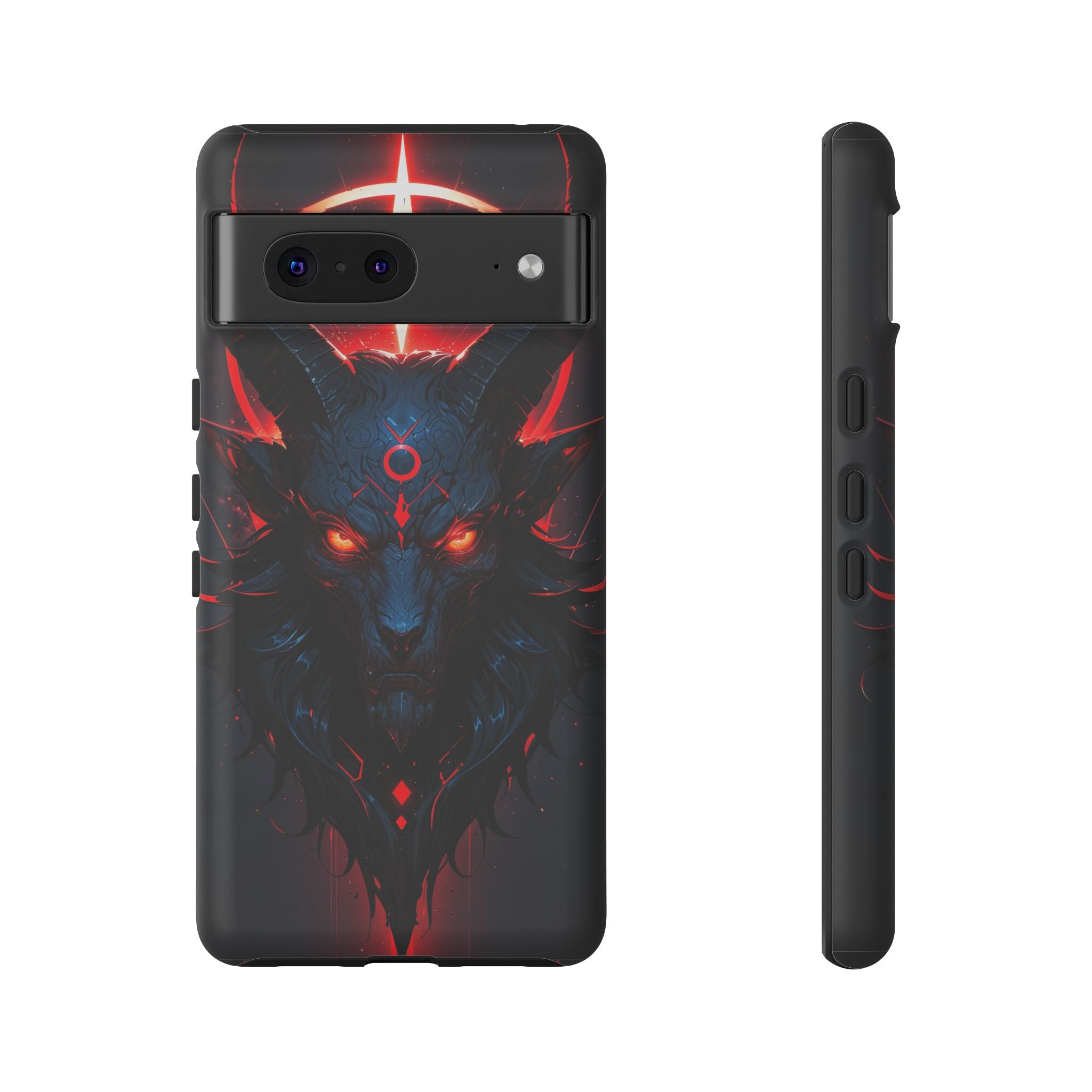 Demonic Goat Phone Case – Occult Baphomet Design | Grim Sanctum