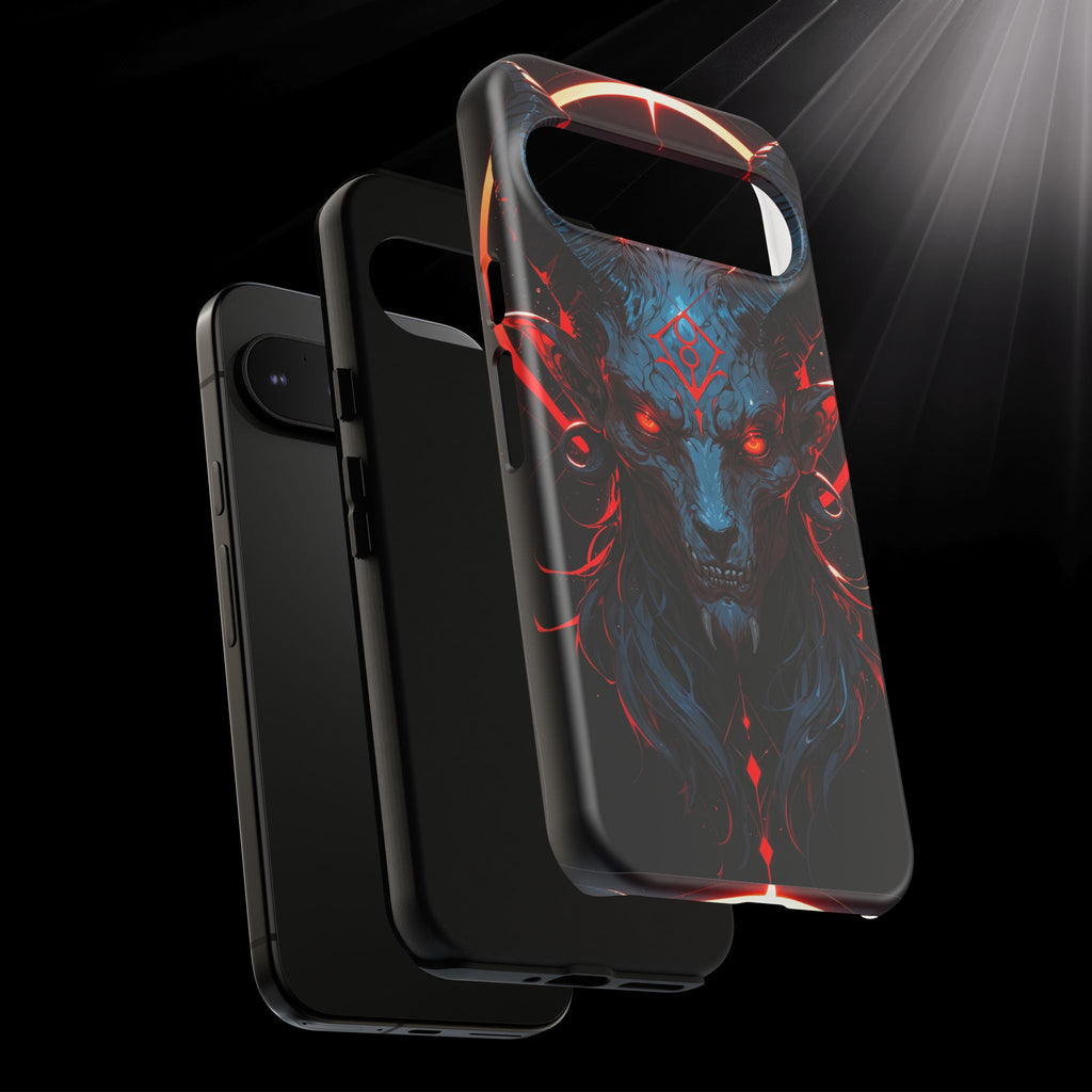 Blasphemous Goat Phone Case – Dark Ritual Sigil Design | Grim Sanctum