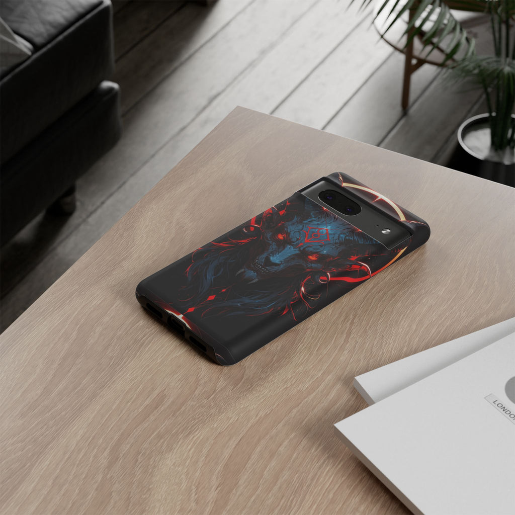 Blasphemous Goat Phone Case – Dark Ritual Sigil Design | Grim Sanctum