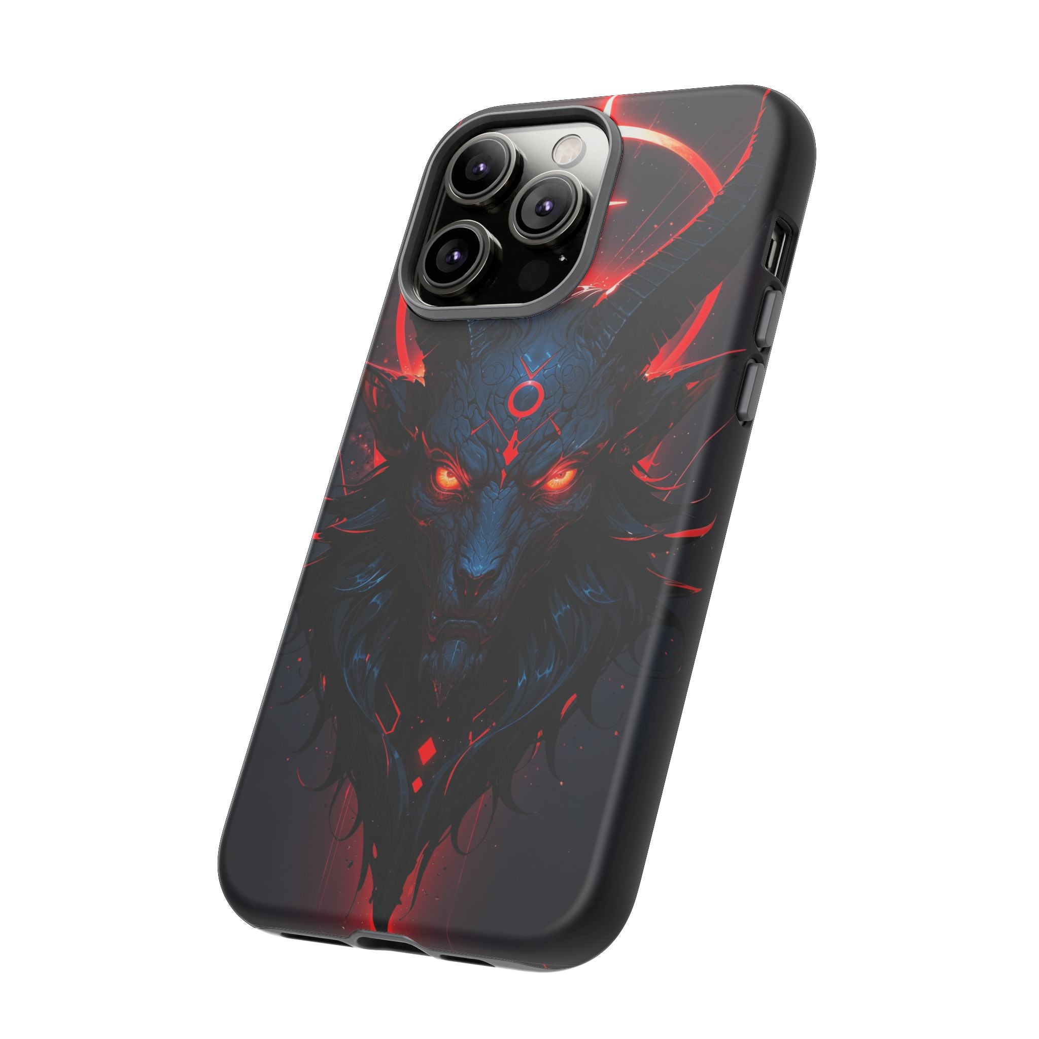 Demonic Goat Phone Case – Occult Baphomet Design | Grim Sanctum