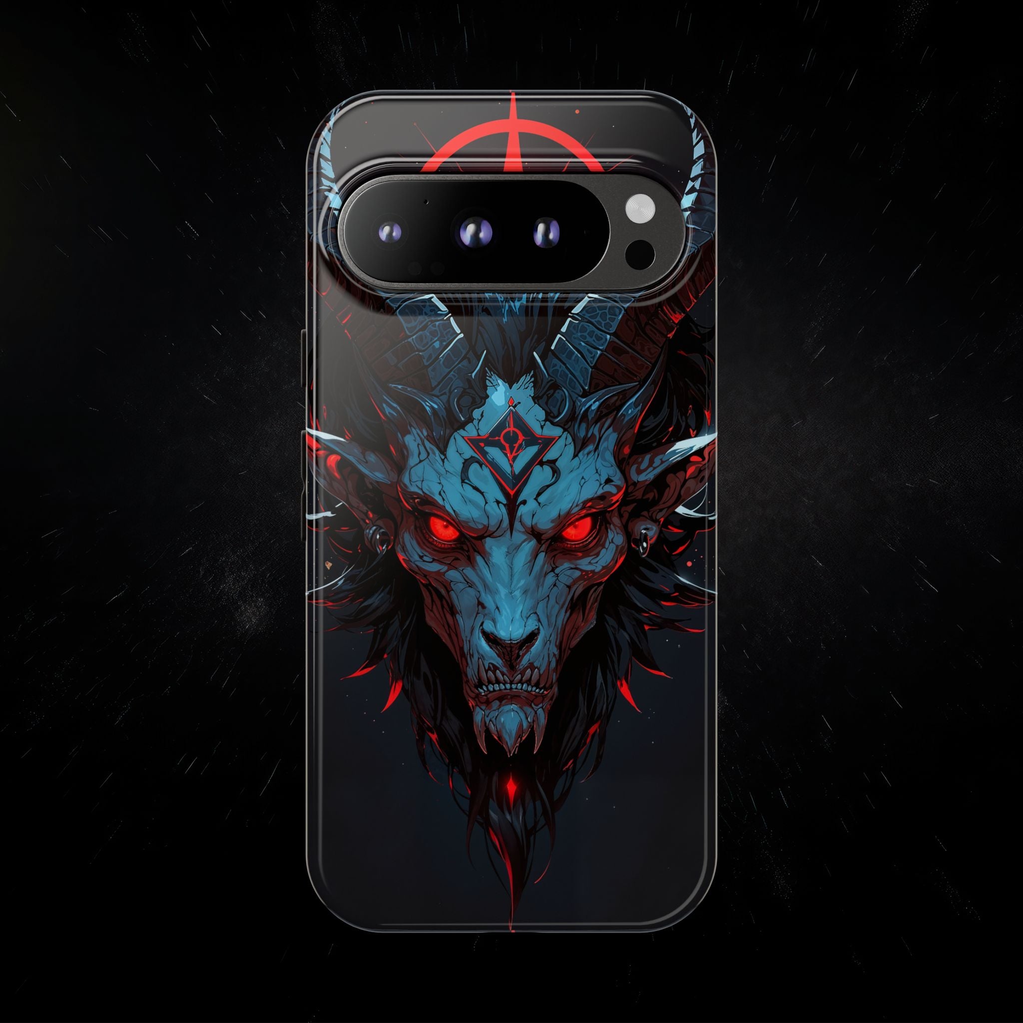 Cursed Goat Phone Case – Cursed Baphomet Design | Grim Sanctum