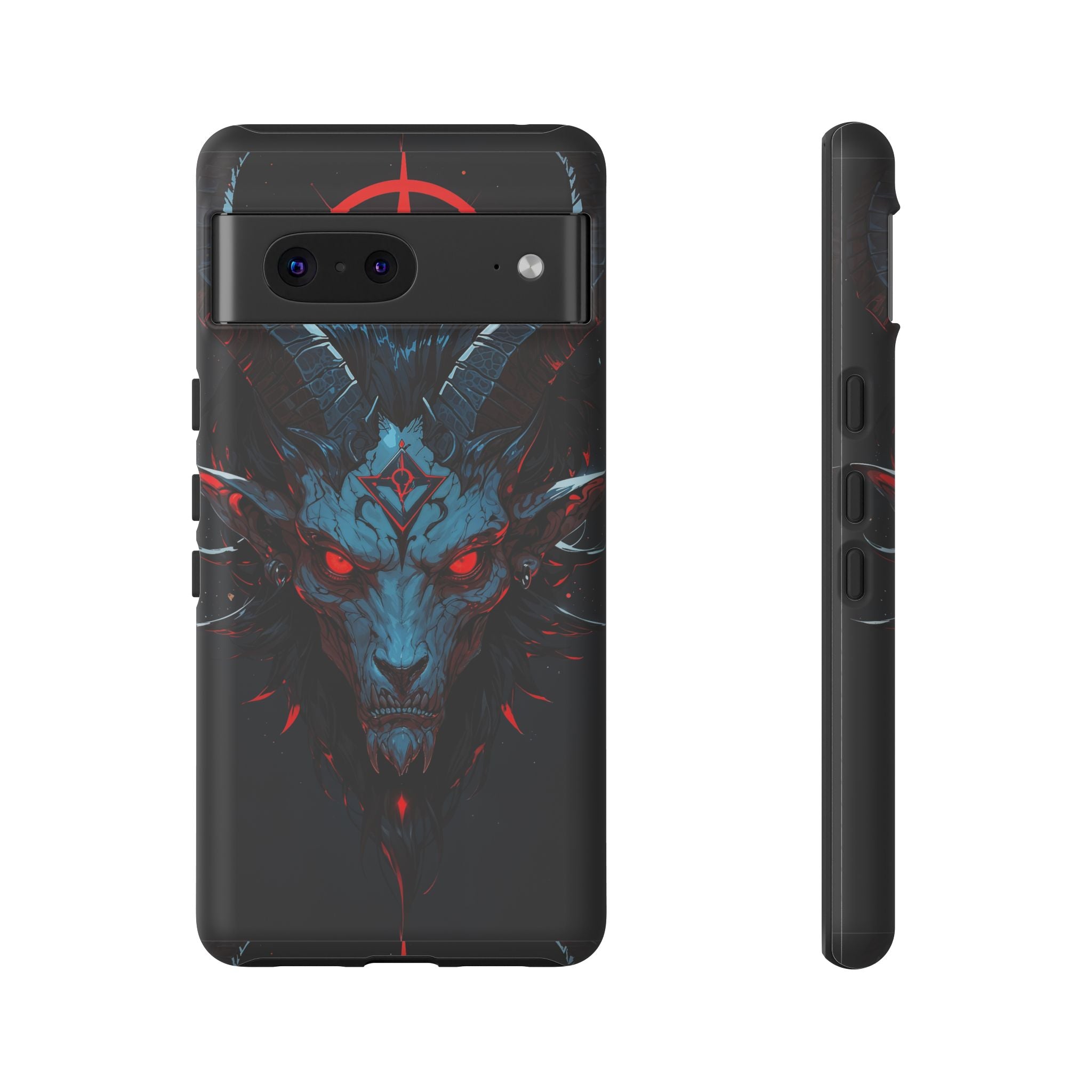 Cursed Goat Phone Case – Cursed Baphomet Design | Grim Sanctum