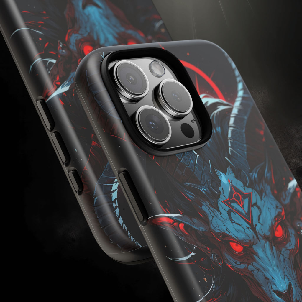 Cursed Goat Phone Case – Cursed Baphomet Design | Grim Sanctum