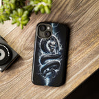 Storm Dragon Phone Case –Dark Thunder Serpent Design | Grim Sanctum