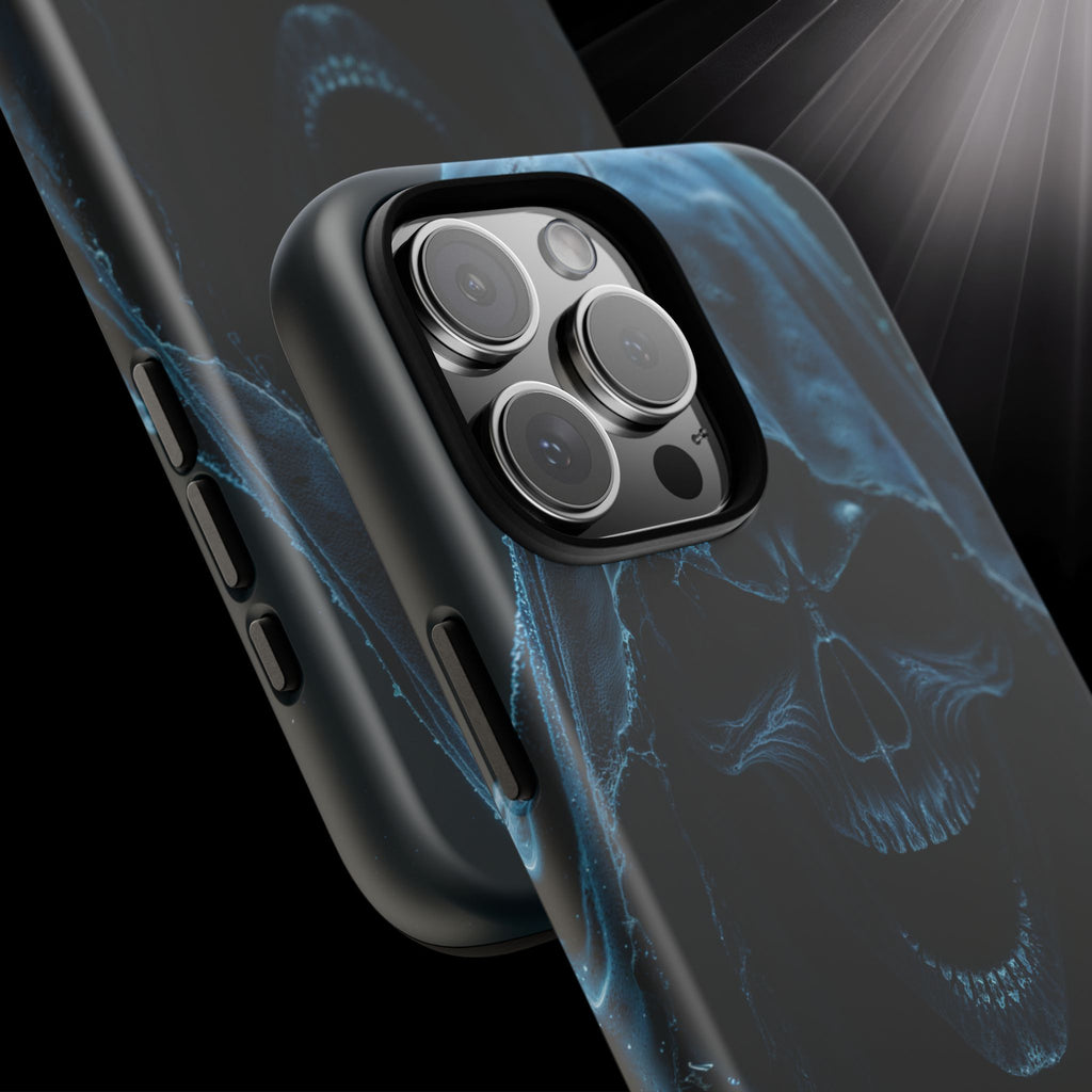 Dark Reaper Phone Case – Gothic Skull Hooded Death Design | Grim Sanctum Exclusive