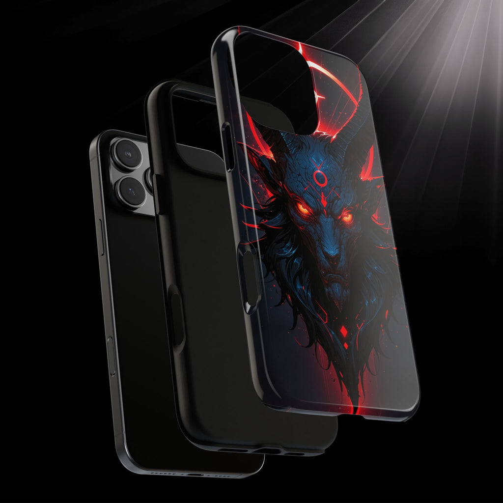 Demonic Goat Phone Case – Occult Baphomet Design | Grim Sanctum
