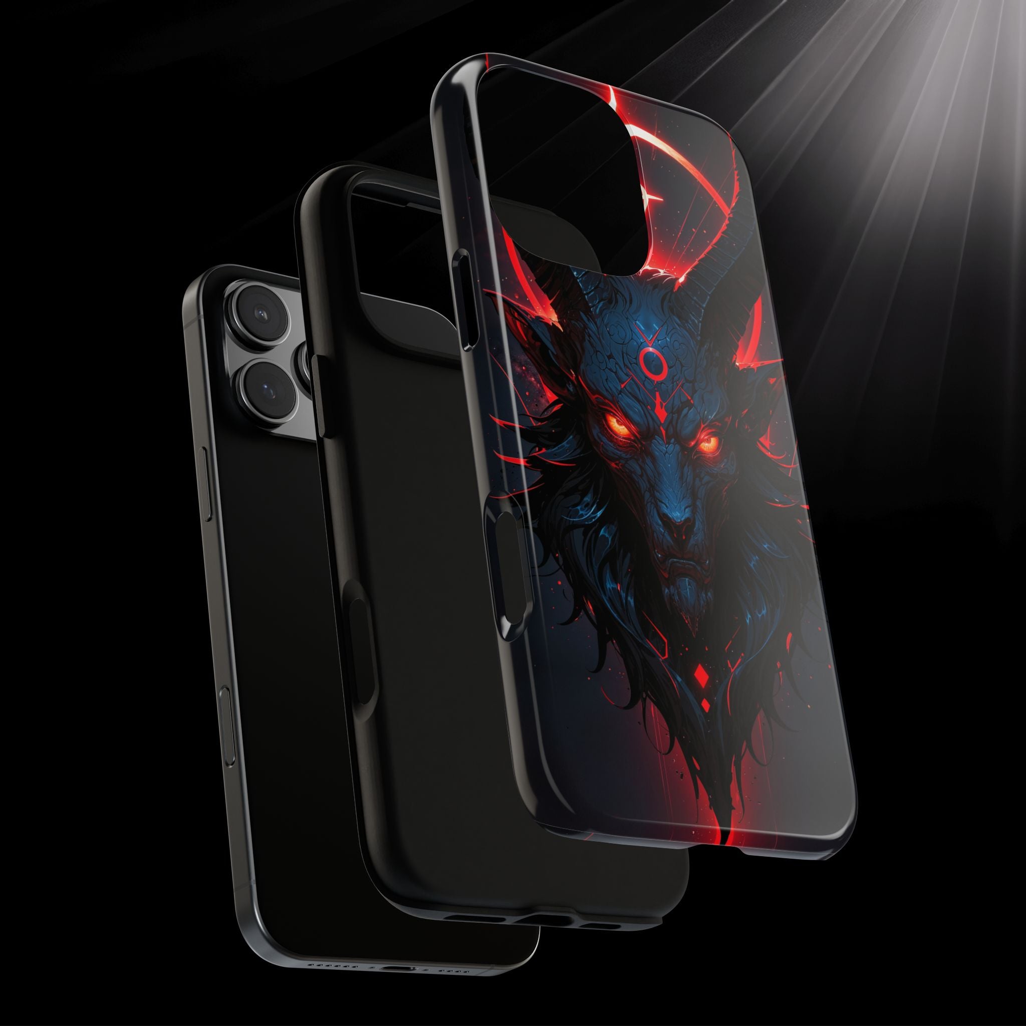 Demonic Goat Phone Case – Occult Baphomet Design | Grim Sanctum