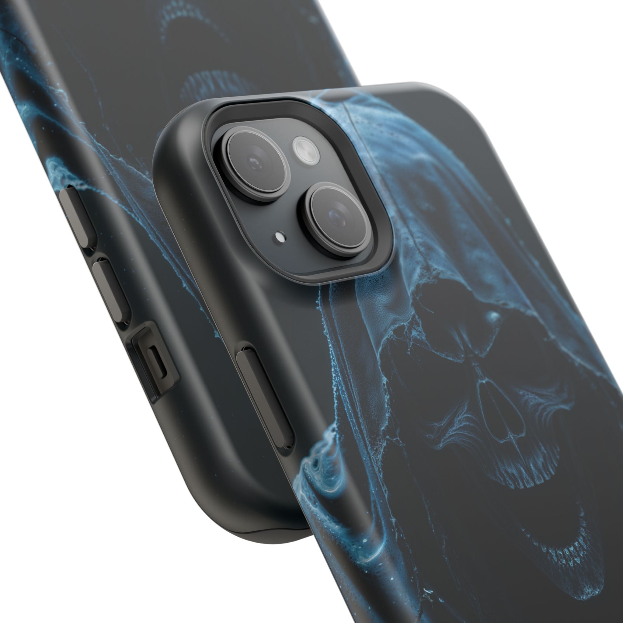 Grim Reaper Magnetic Phone Case – Dark Skull Hooded Cover for iPhone | Edgy Shockproof Protection