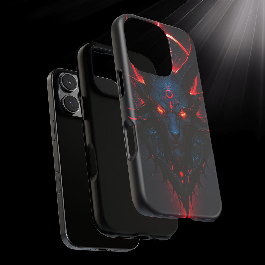 Demonic Goat Phone Case – Occult Baphomet Design | Grim Sanctum