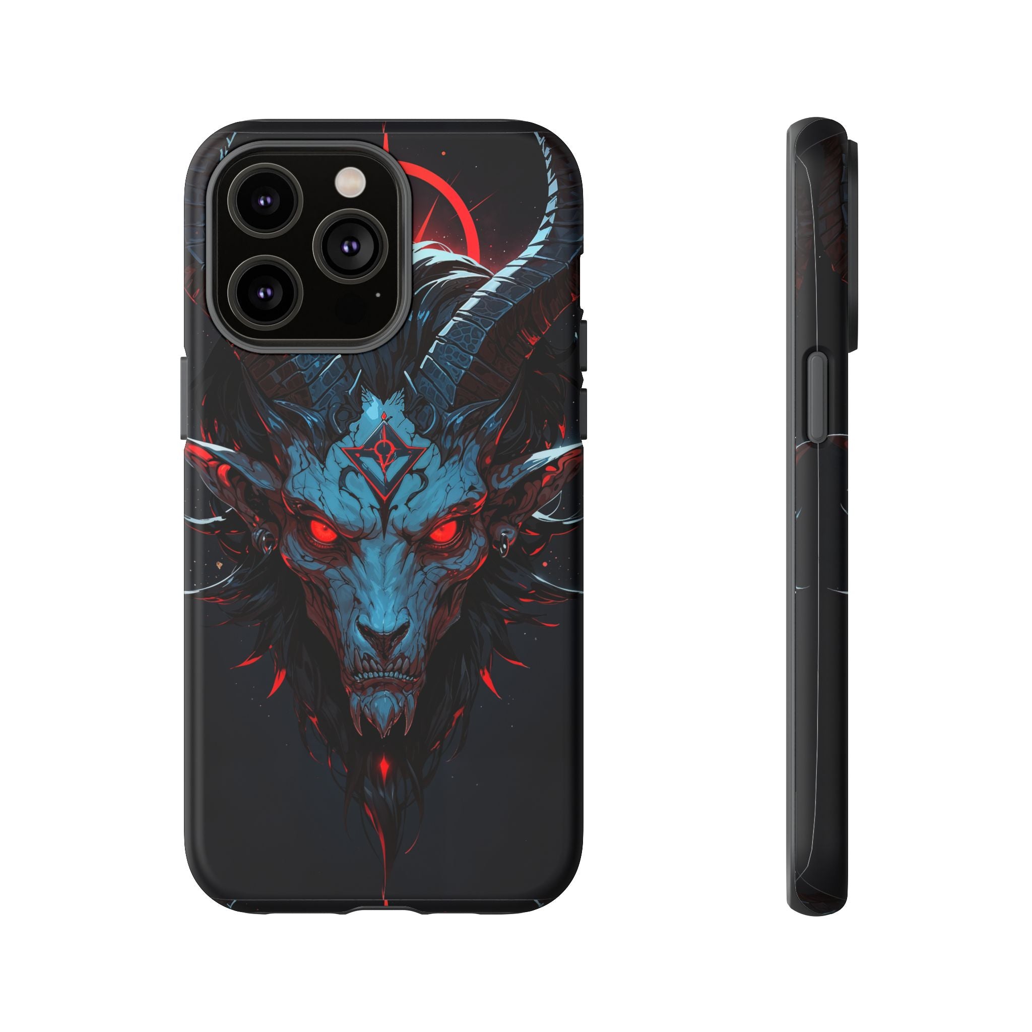 Cursed Goat Phone Case – Cursed Baphomet Design | Grim Sanctum