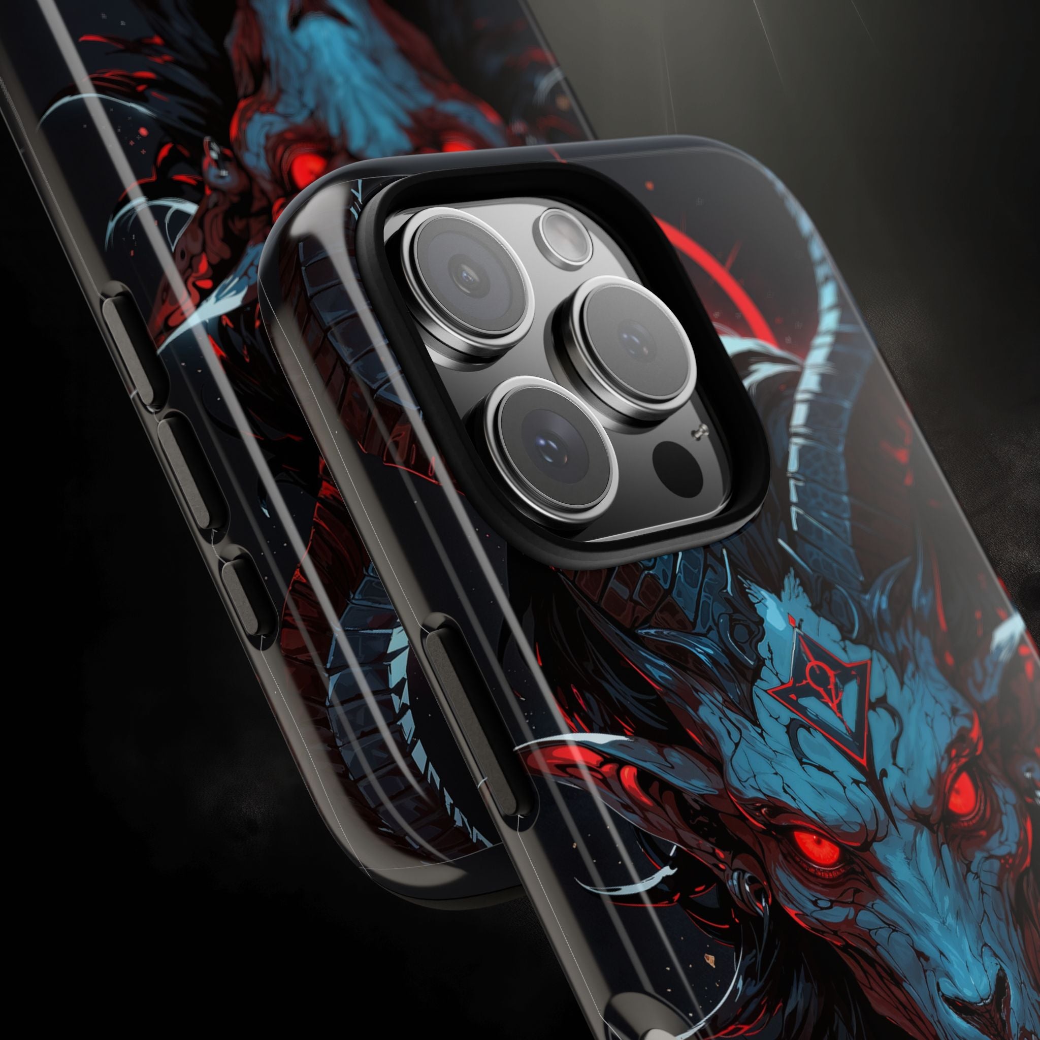 Cursed Goat Phone Case – Cursed Baphomet Design | Grim Sanctum