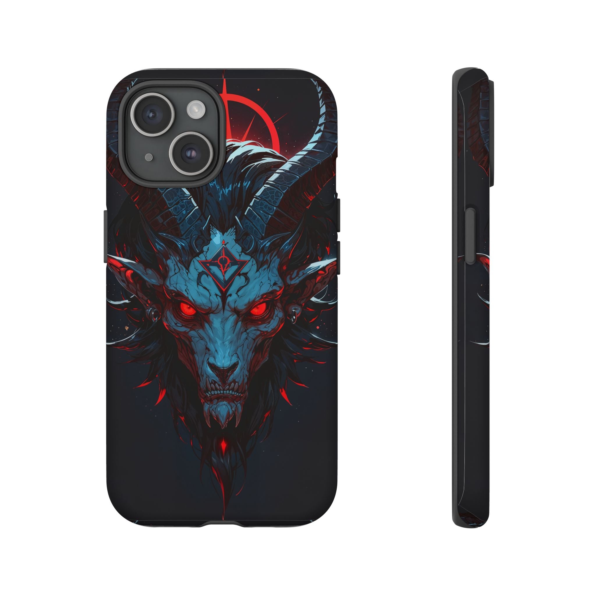 Cursed Goat Phone Case – Cursed Baphomet Design | Grim Sanctum
