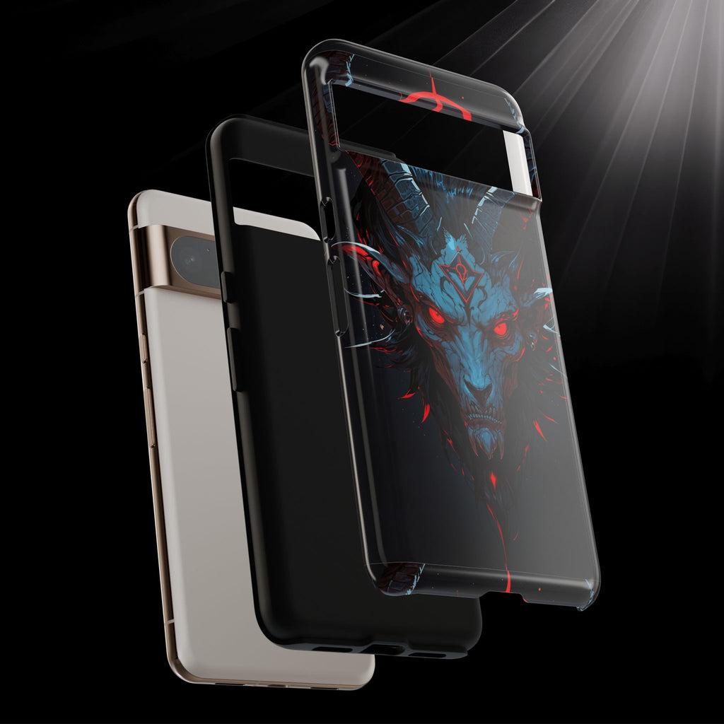 Cursed Goat Phone Case – Cursed Baphomet Design | Grim Sanctum