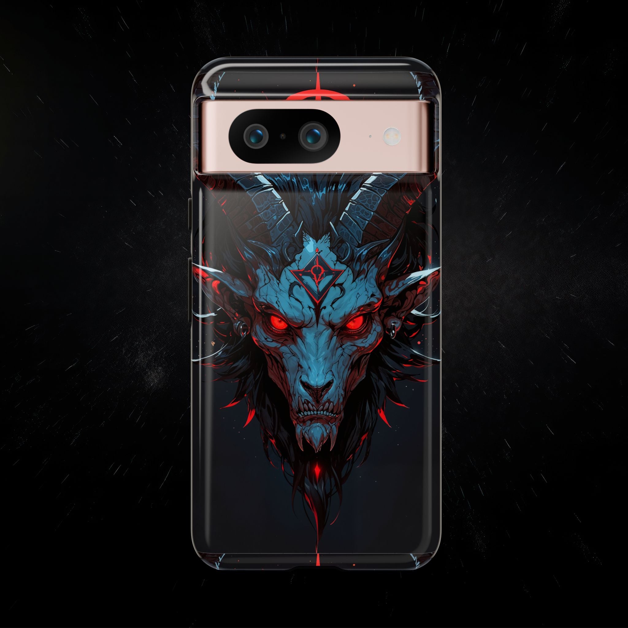 Cursed Goat Phone Case – Cursed Baphomet Design | Grim Sanctum