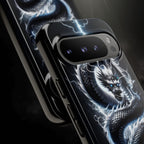 Storm Dragon Phone Case –Dark Thunder Serpent Design | Grim Sanctum