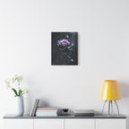 Shadow Bloom Canvas Print - Gothic Rose Art