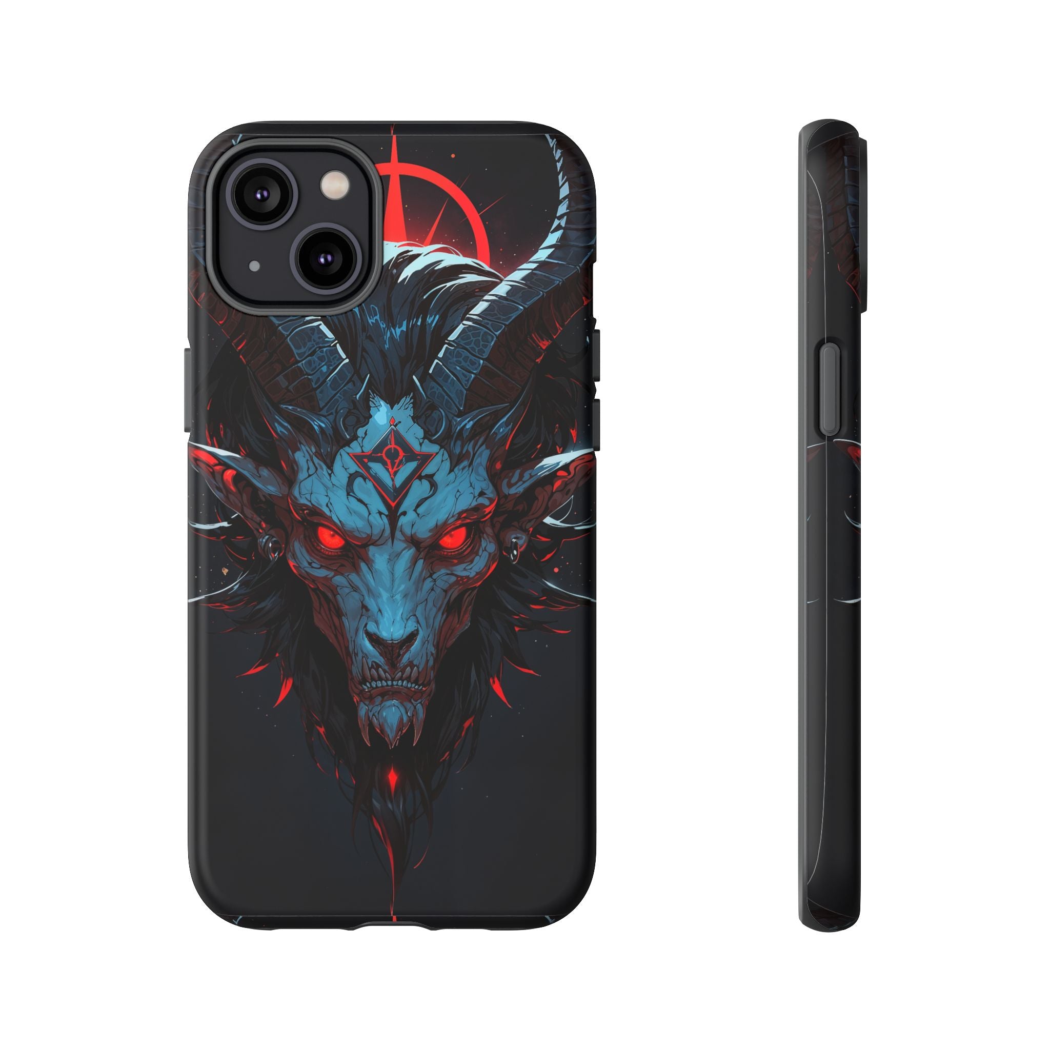Cursed Goat Phone Case – Cursed Baphomet Design | Grim Sanctum