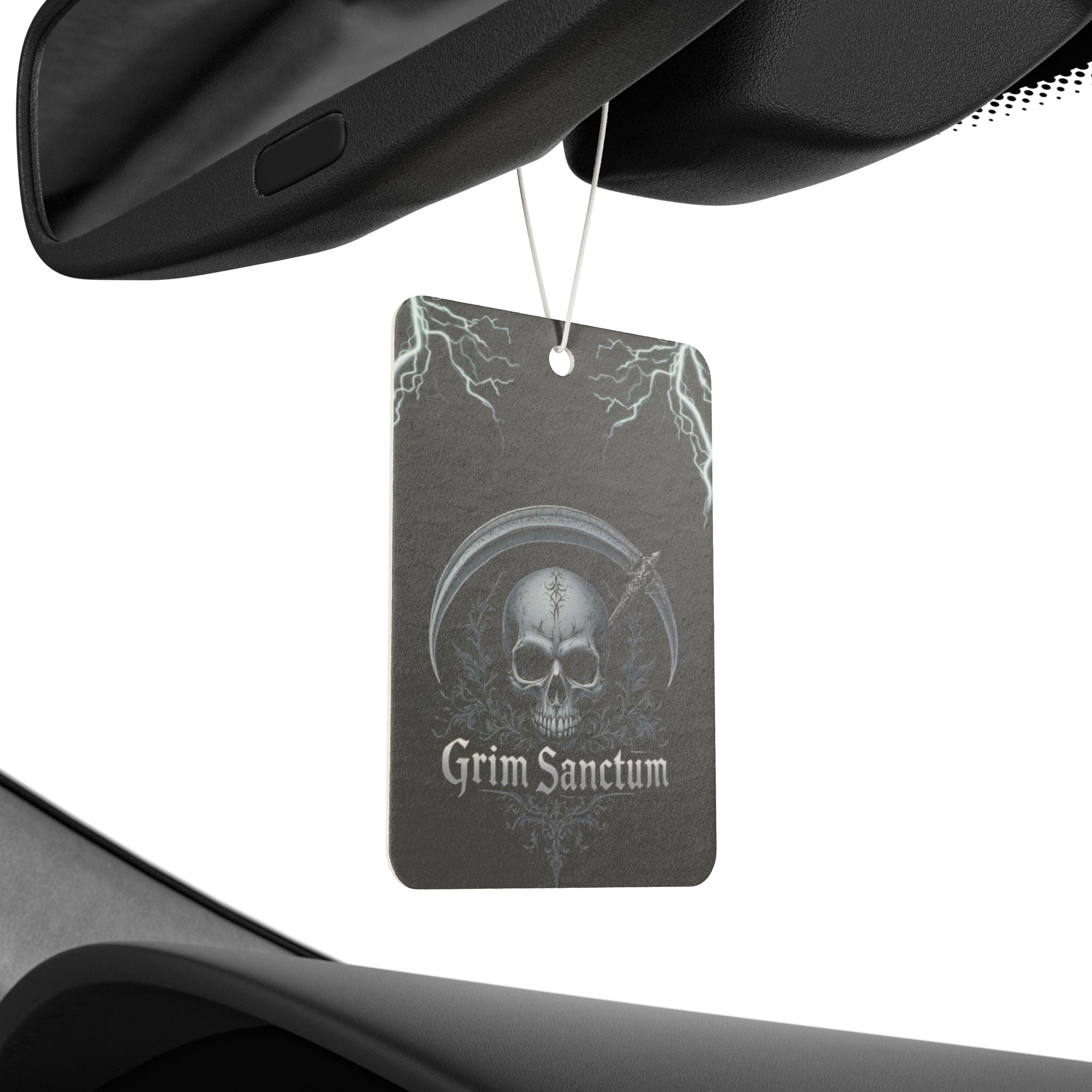 Grim Sanctum Dark Ice Car Air Freshener - Icy Breath of Death Scent