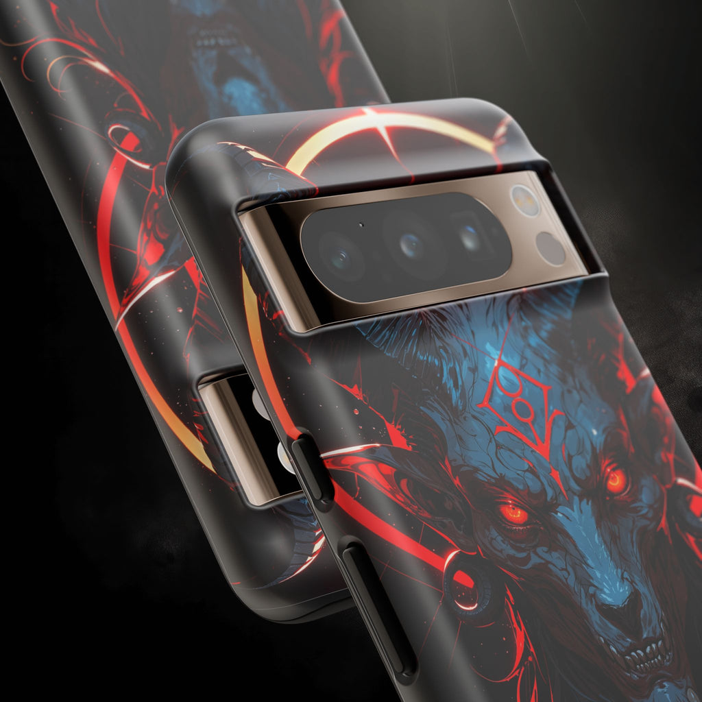 Blasphemous Goat Phone Case – Dark Ritual Sigil Design | Grim Sanctum