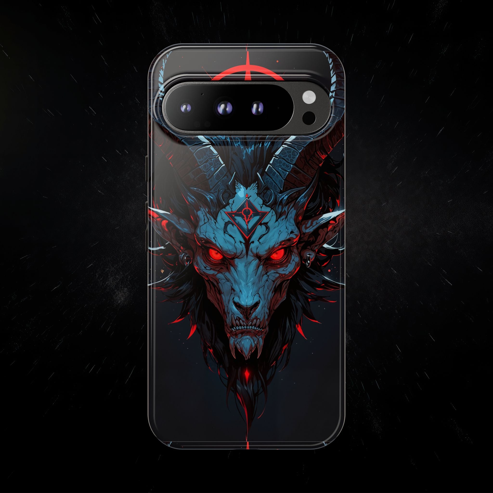 Cursed Goat Phone Case – Cursed Baphomet Design | Grim Sanctum