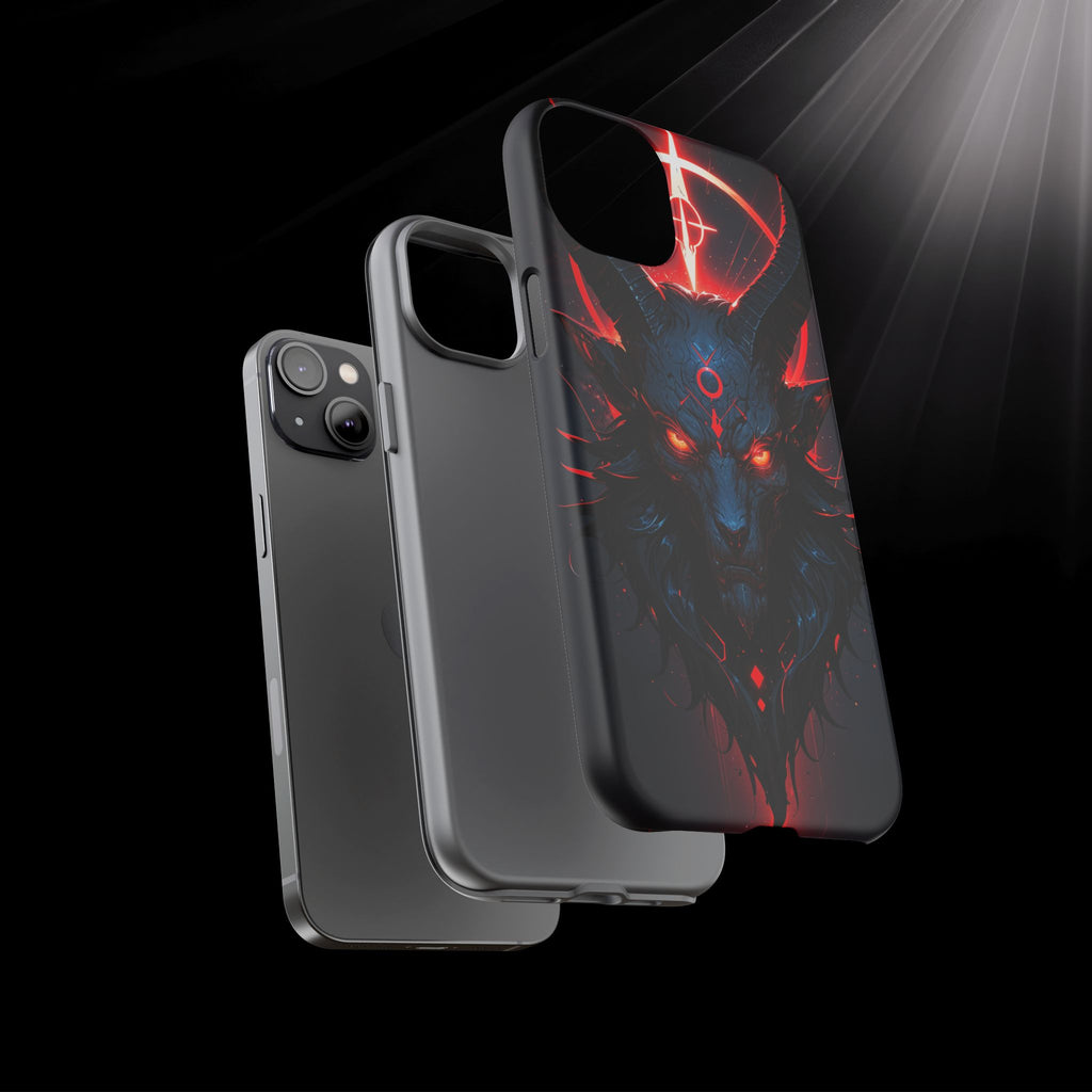 Demonic Goat Phone Case – Occult Baphomet Design | Grim Sanctum