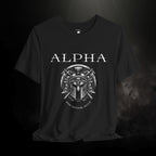 Alpha Non Ducor, Duco T-Shirt - Leadership and Strength in Gothic Style
