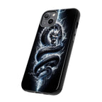 Storm Dragon Phone Case –Dark Thunder Serpent Design | Grim Sanctum