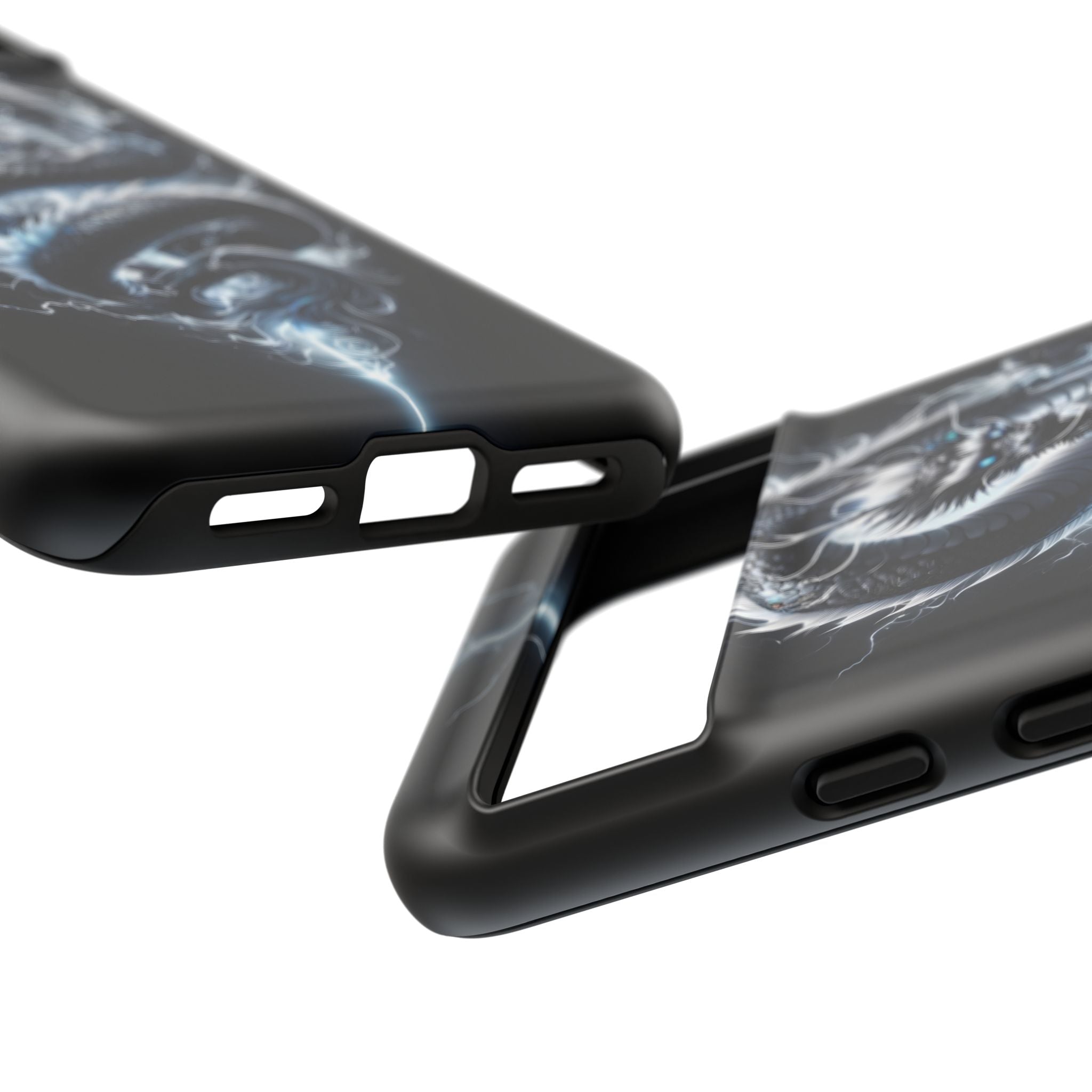 Storm Dragon Phone Case –Dark Thunder Serpent Design | Grim Sanctum