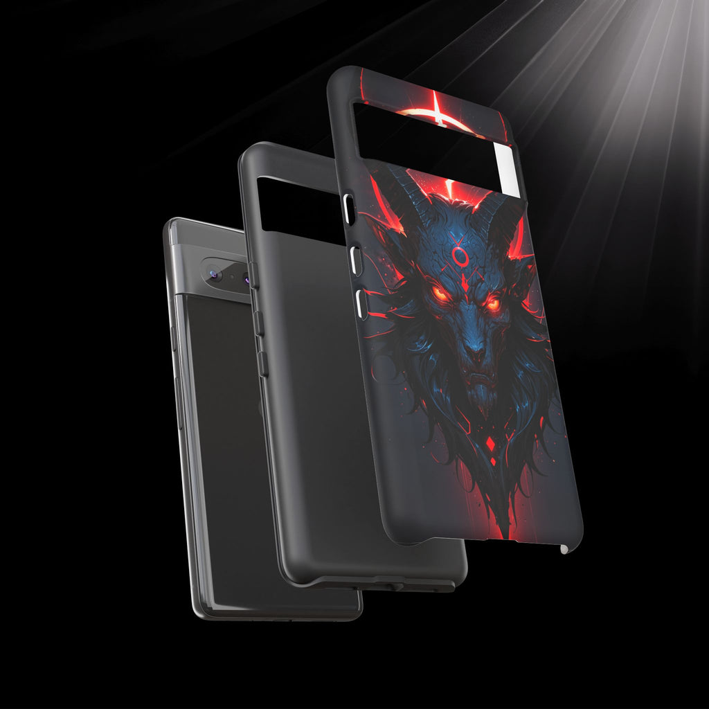 Demonic Goat Phone Case – Occult Baphomet Design | Grim Sanctum