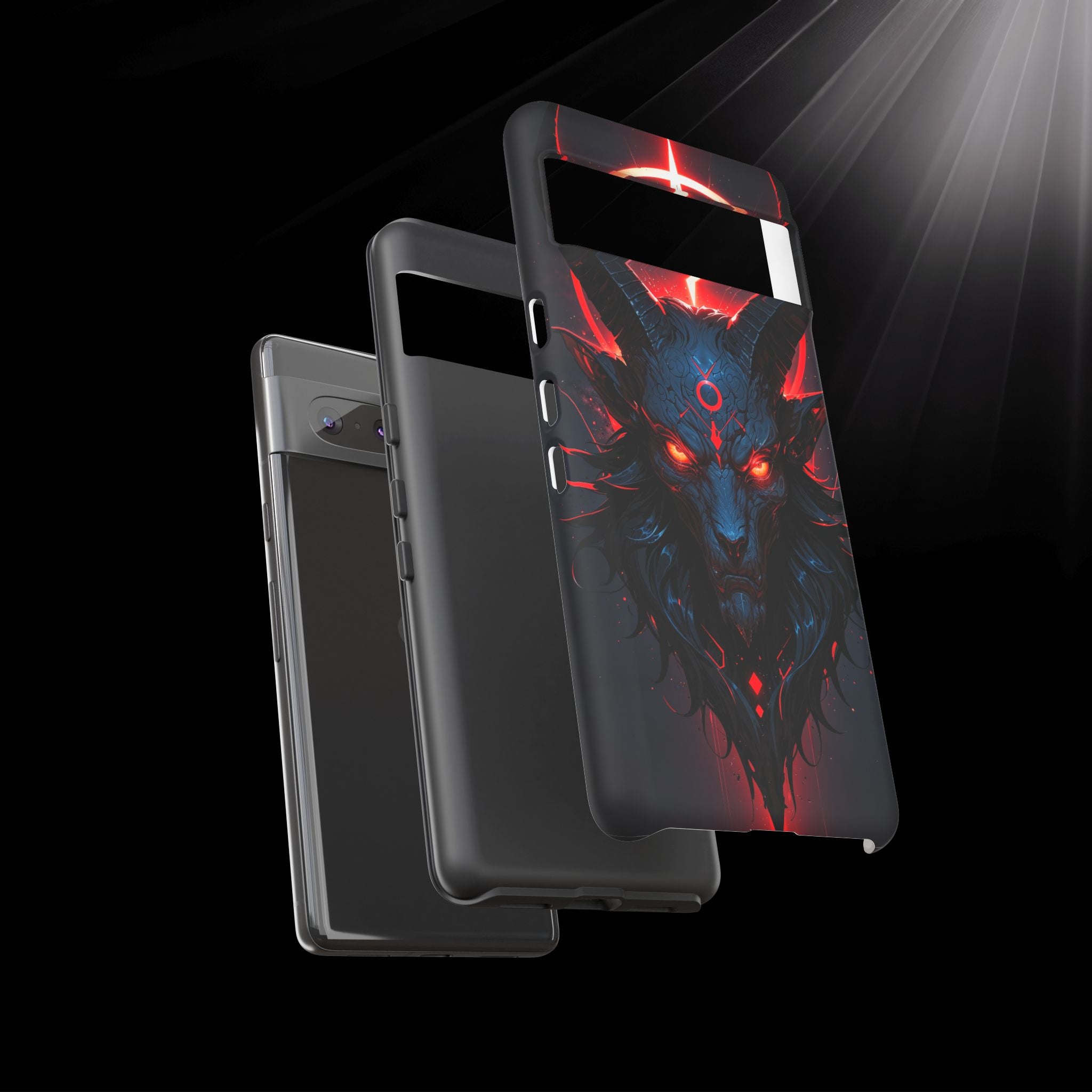 Demonic Goat Phone Case – Occult Baphomet Design | Grim Sanctum