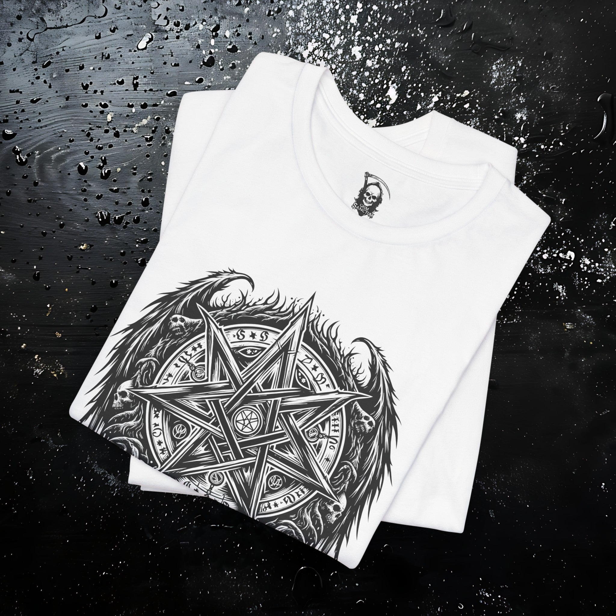Beast Drip Pentagram T-Shirt - Gothic Occult Fashion Statement
