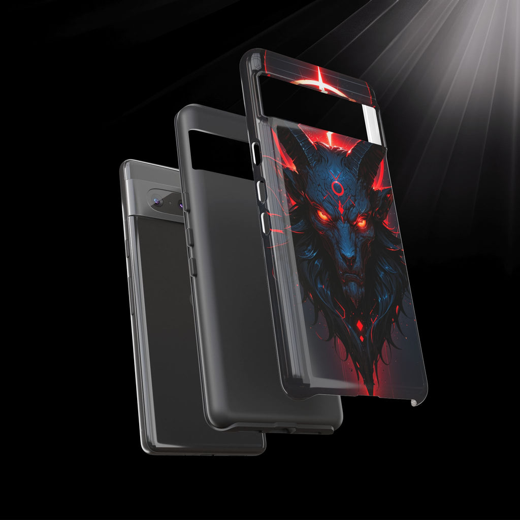 Demonic Goat Phone Case – Occult Baphomet Design | Grim Sanctum