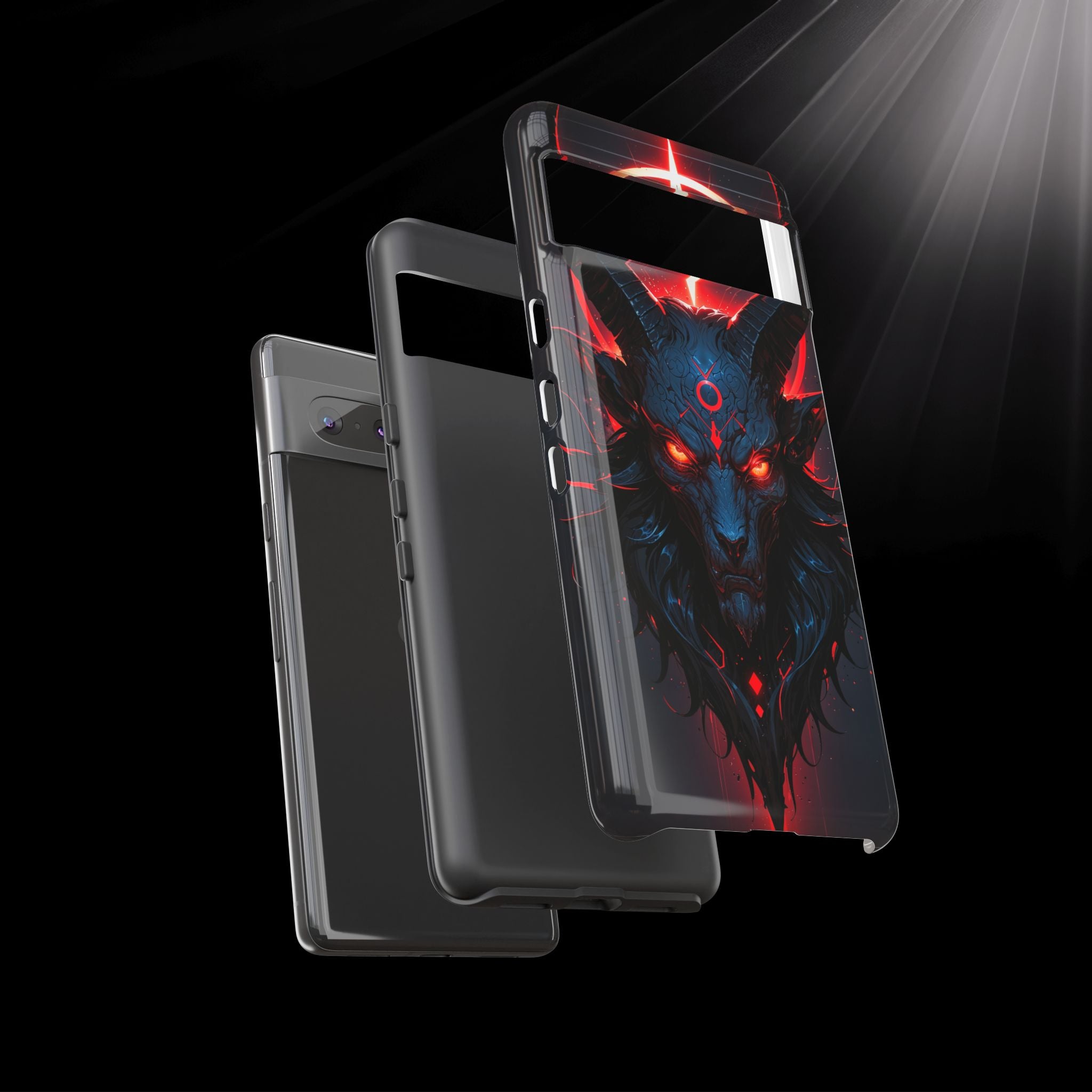 Demonic Goat Phone Case – Occult Baphomet Design | Grim Sanctum
