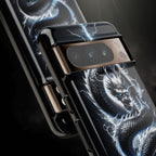 Storm Dragon Phone Case –Dark Thunder Serpent Design | Grim Sanctum