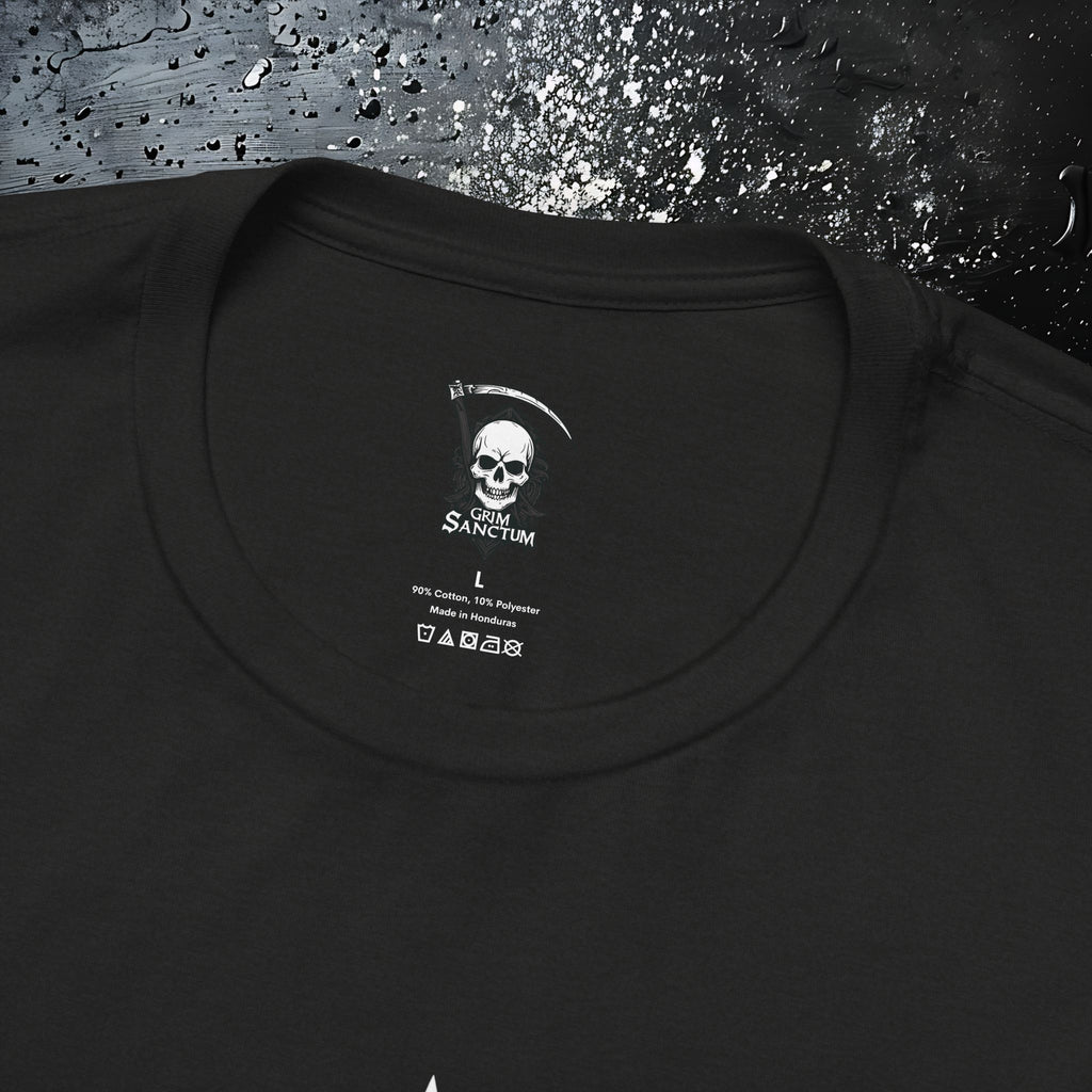 Dark Aesthetic Gothic Winged Cross Shirt