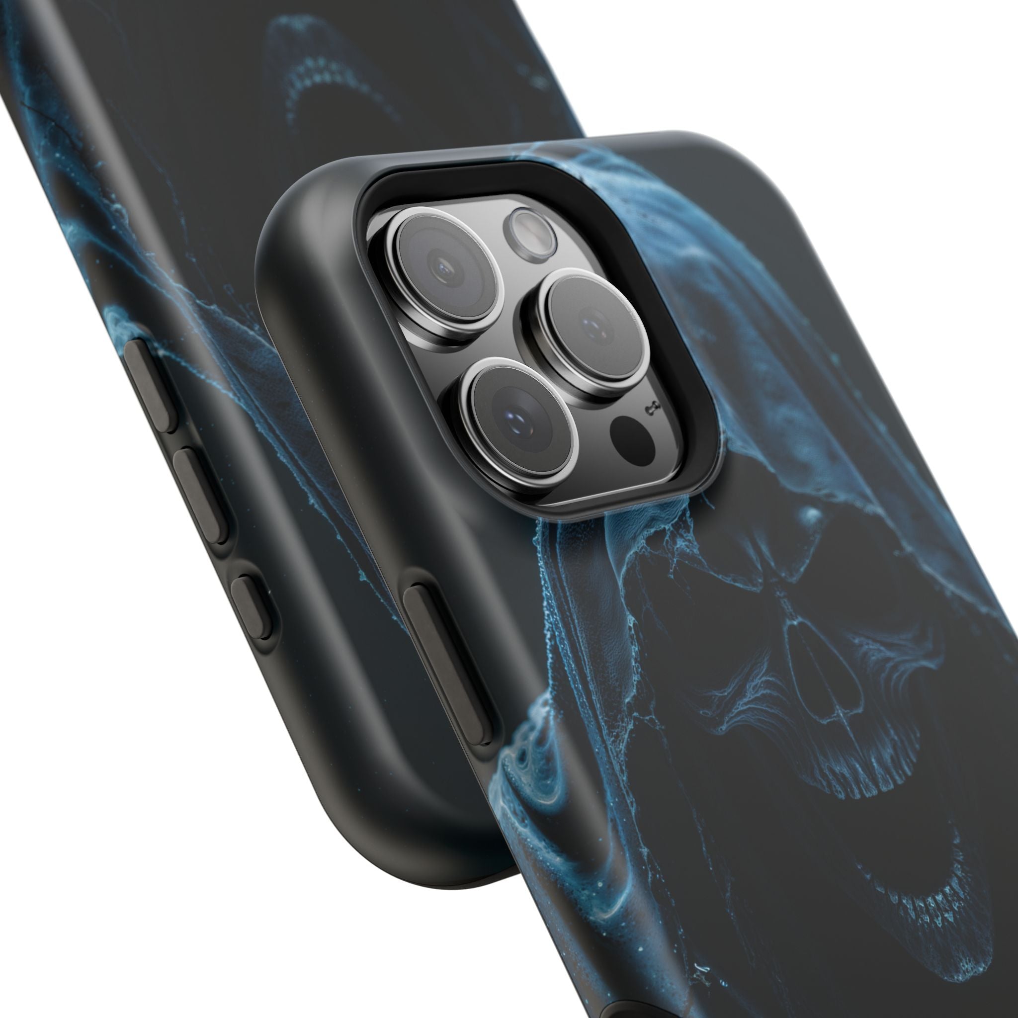 Grim Reaper Magnetic Phone Case – Dark Skull Hooded Cover for iPhone | Edgy Shockproof Protection