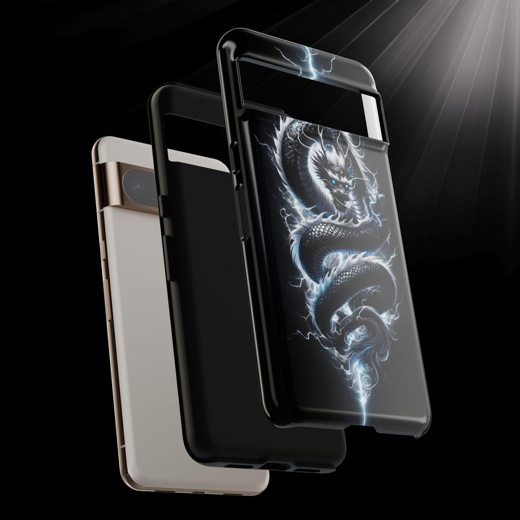 Storm Dragon Phone Case –Dark Thunder Serpent Design | Grim Sanctum
