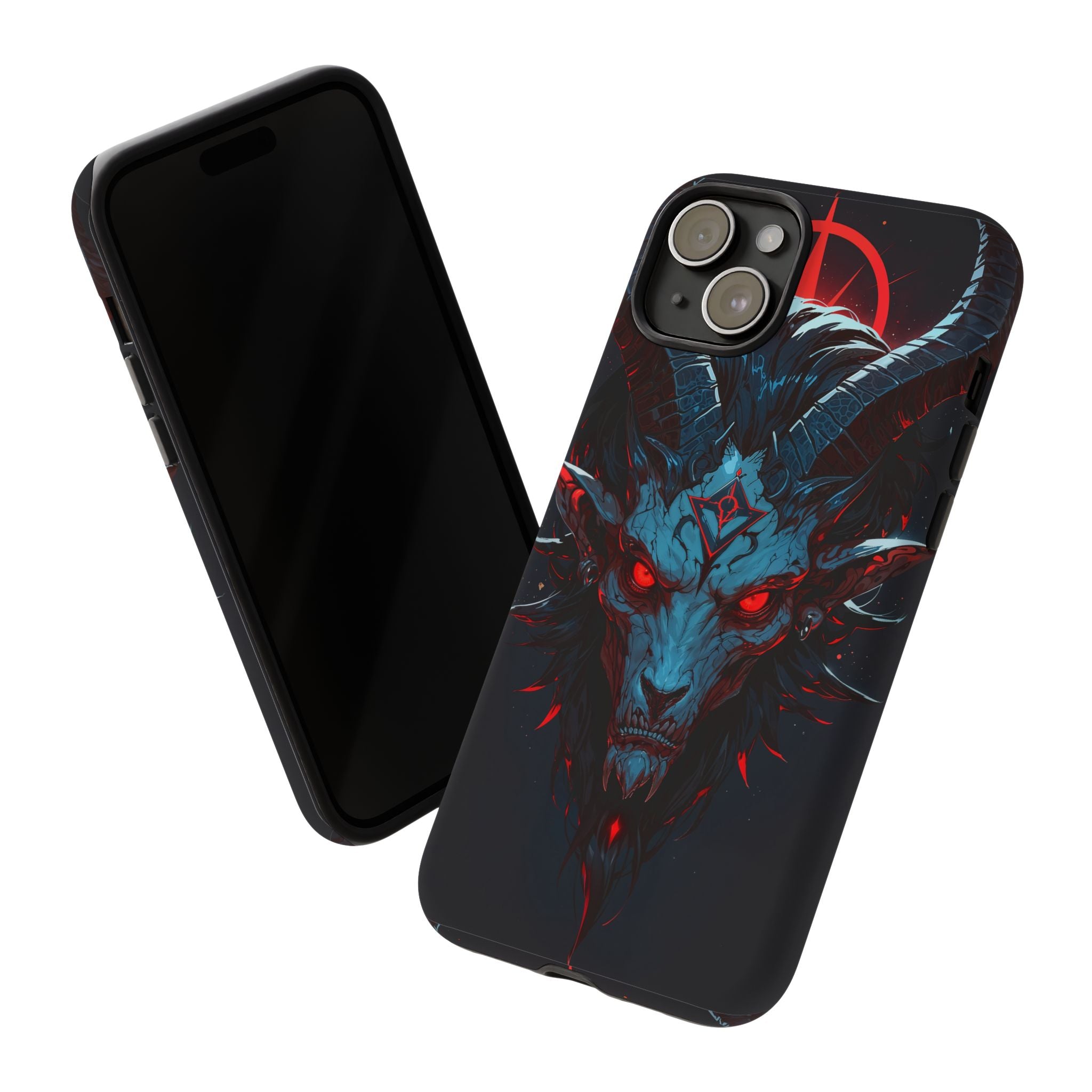 Cursed Goat Phone Case – Cursed Baphomet Design | Grim Sanctum