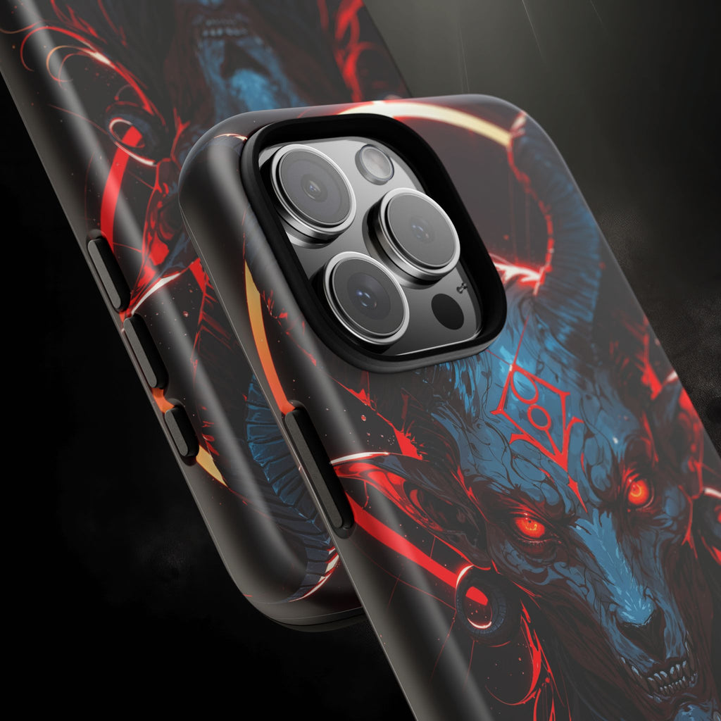 Blasphemous Goat Phone Case – Dark Ritual Sigil Design | Grim Sanctum
