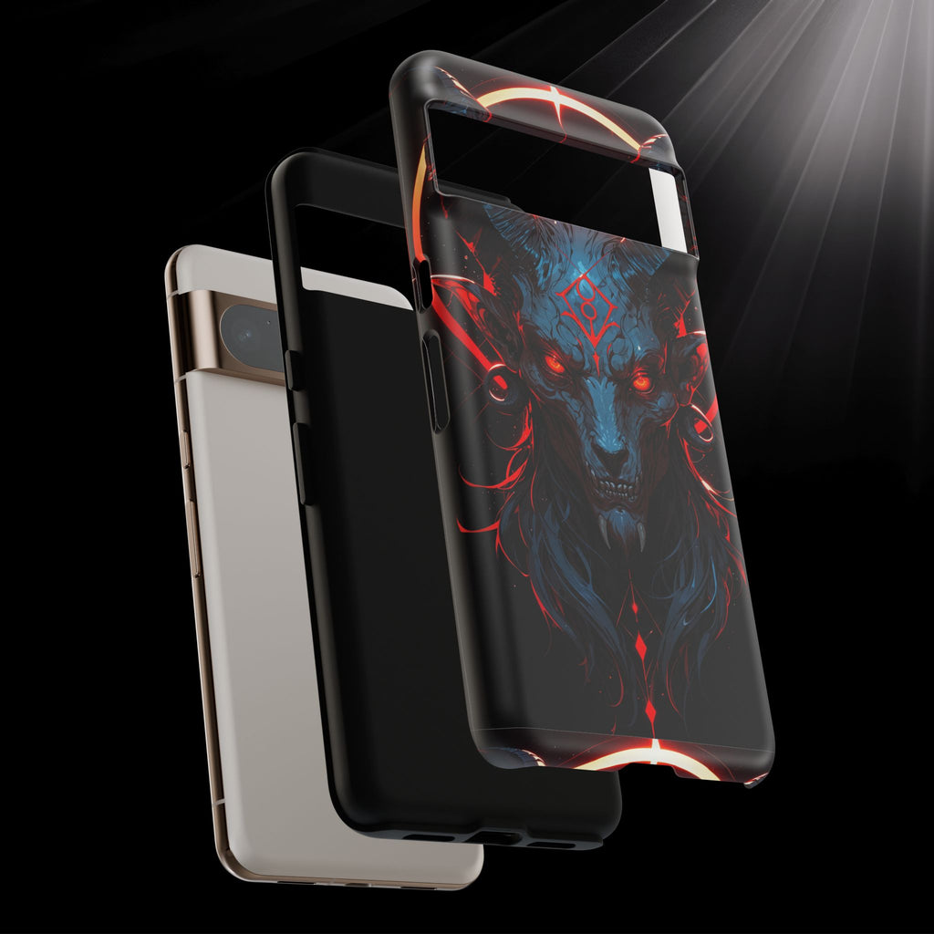 Blasphemous Goat Phone Case – Dark Ritual Sigil Design | Grim Sanctum