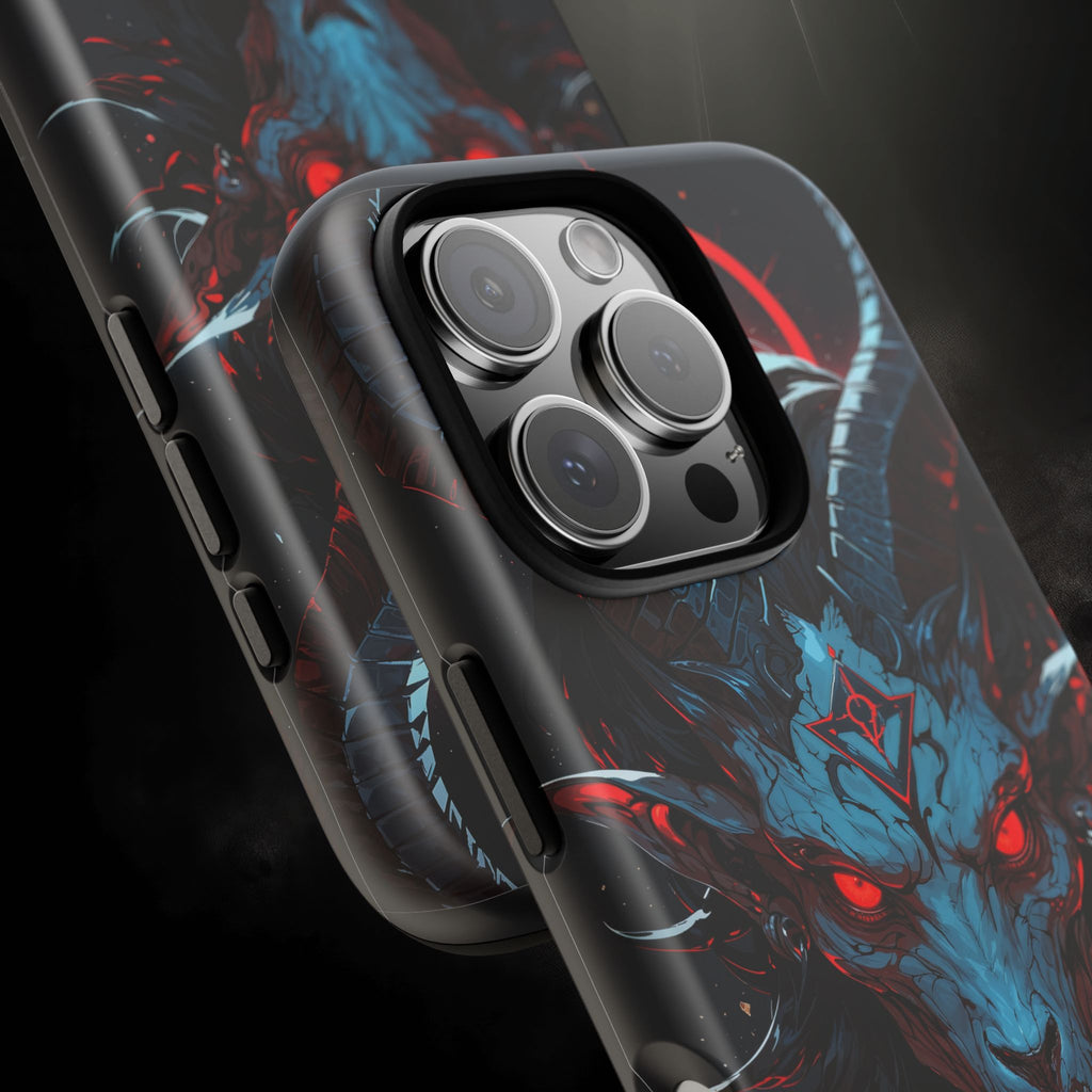 Cursed Goat Phone Case – Cursed Baphomet Design | Grim Sanctum