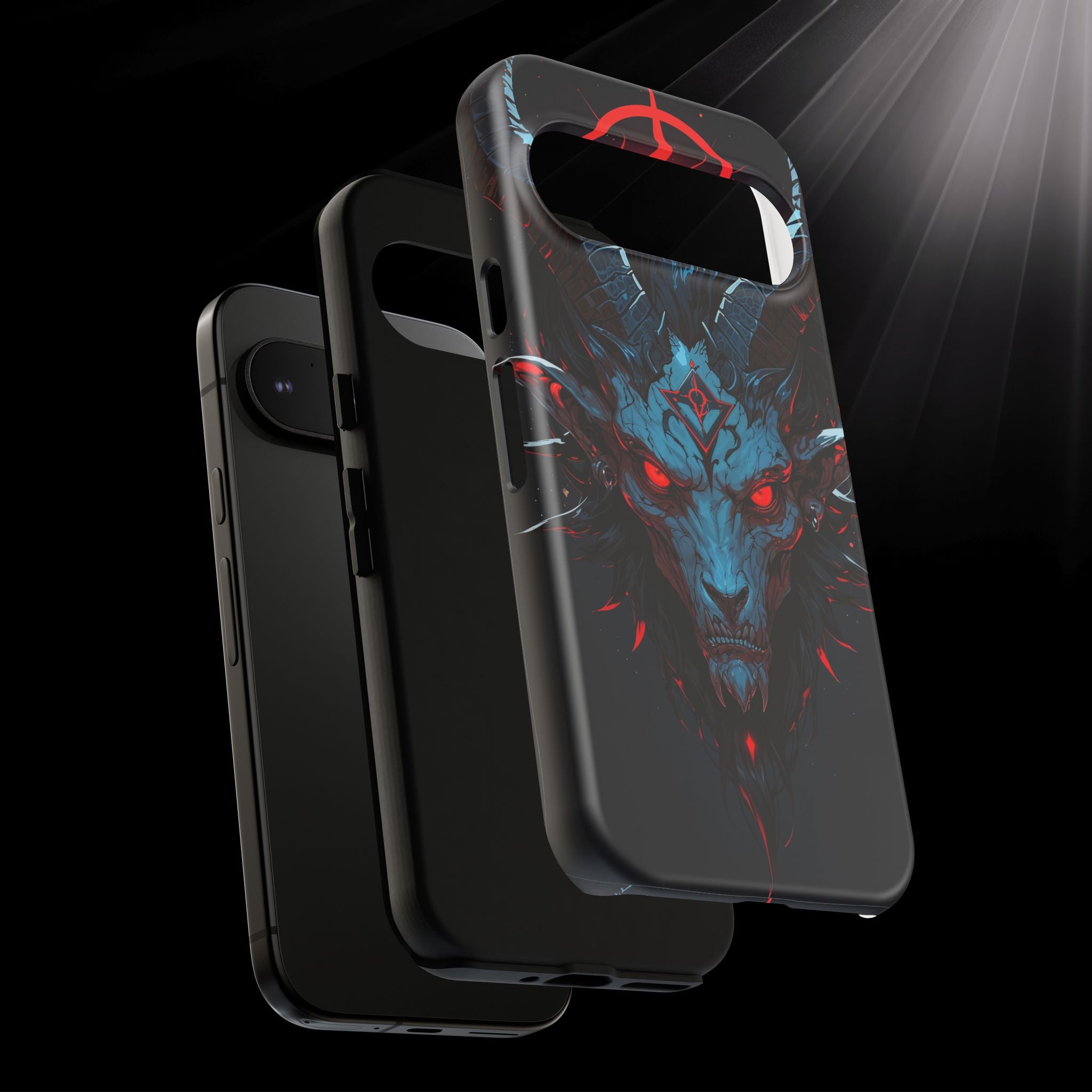 Cursed Goat Phone Case – Cursed Baphomet Design | Grim Sanctum