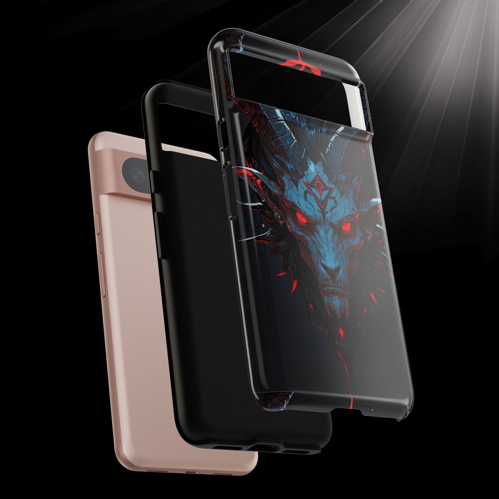 Cursed Goat Phone Case – Cursed Baphomet Design | Grim Sanctum