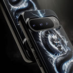 Storm Dragon Phone Case –Dark Thunder Serpent Design | Grim Sanctum